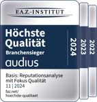 Siegel_FAZ_Hoechste Qualitaet_11-2024_3 Jahre_audius